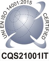 UNI EN ISO 14001:2015 CERTIFIED